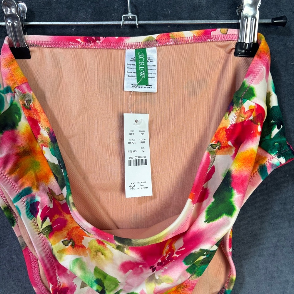 J.Crew High-Waist Floral Bikini Bottom – Sz M (NWT) - Picture 2 of 7